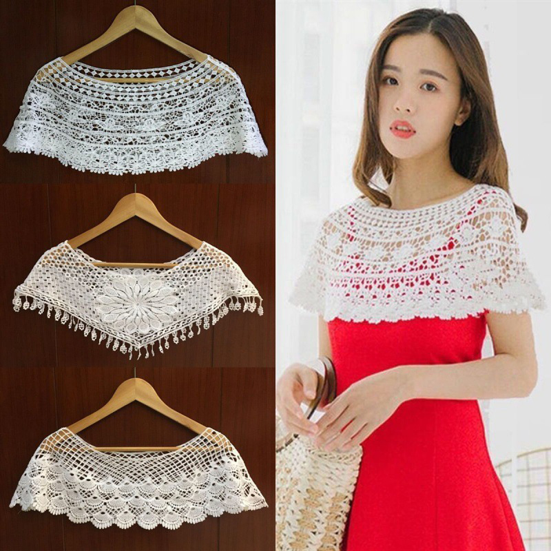 Women Knit Hollow Out Shawl Wr - Wedding Dress Supply 评论和价格