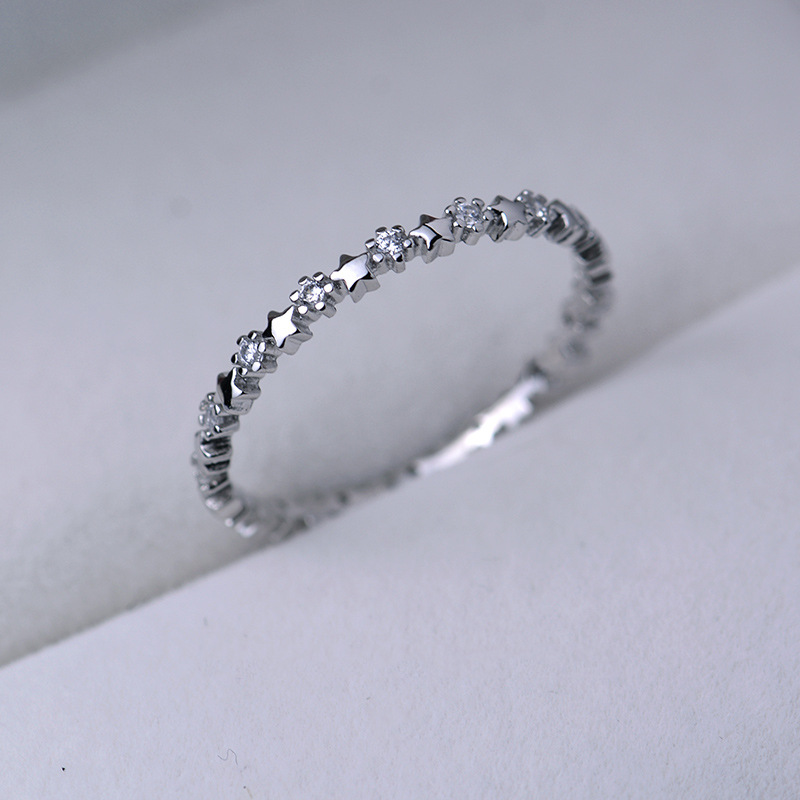 Fashion Silver Color White Zir - Wedding Superstar 评论和价格