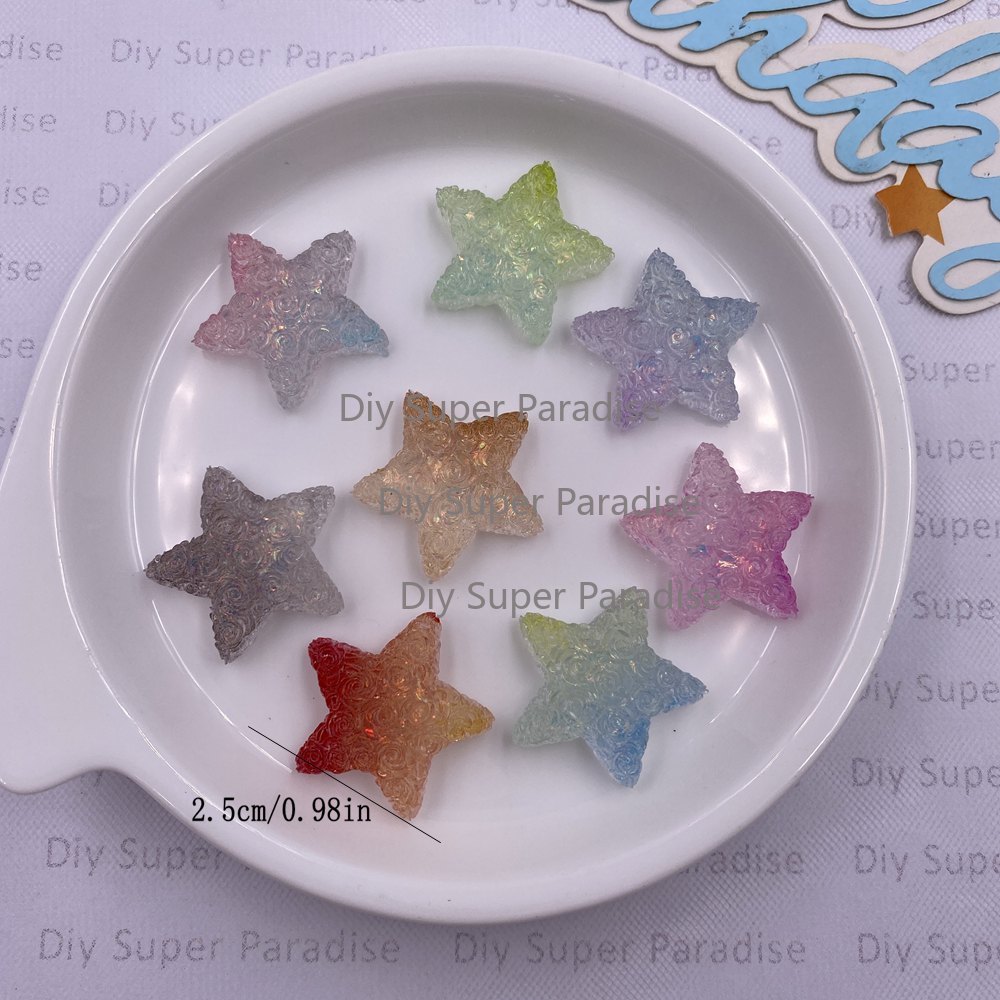 10PCS Resin Clear Candy Color  - Wedding Superstar 评论和价格