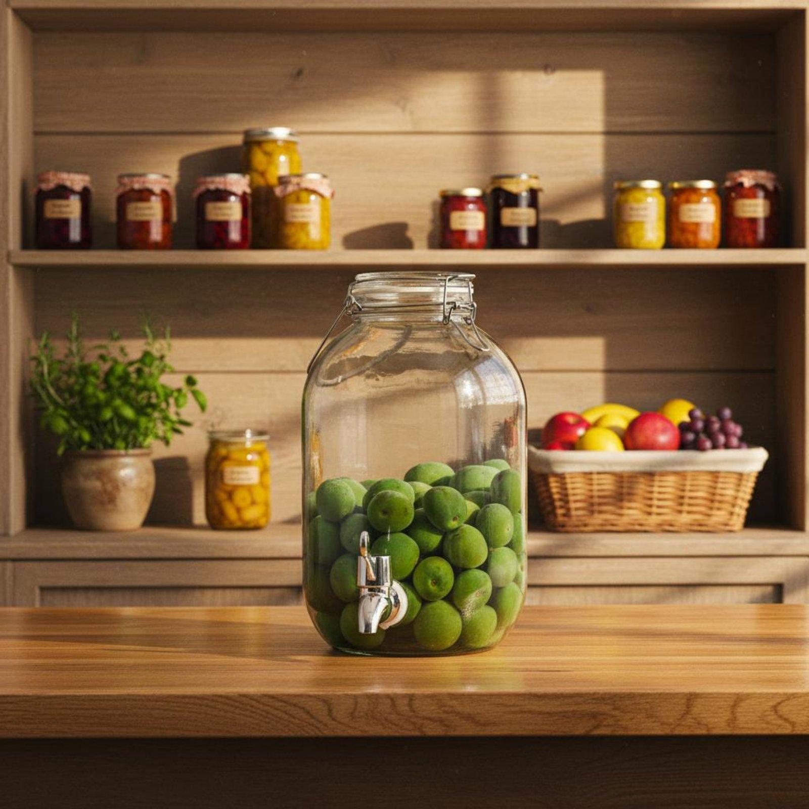 Glass Jar with Spigot Large Dr - Wedding Tap 评论和价格