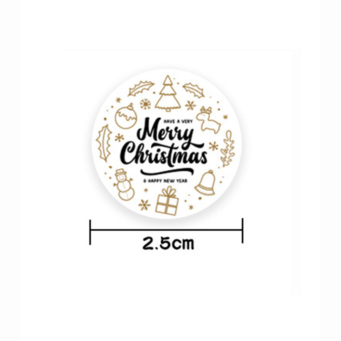 50-500Pcs Merry Christmas Stic - Wedding Sutra 评论和价格