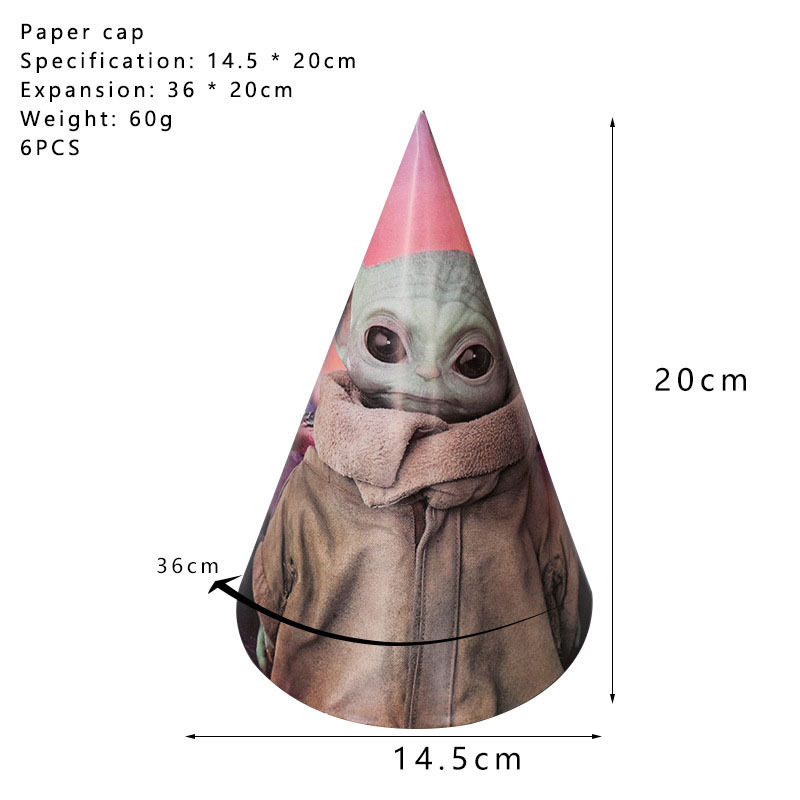Cartoon Yoda Baby Theme Birthd - Confetti Balloon Set 评论和价格