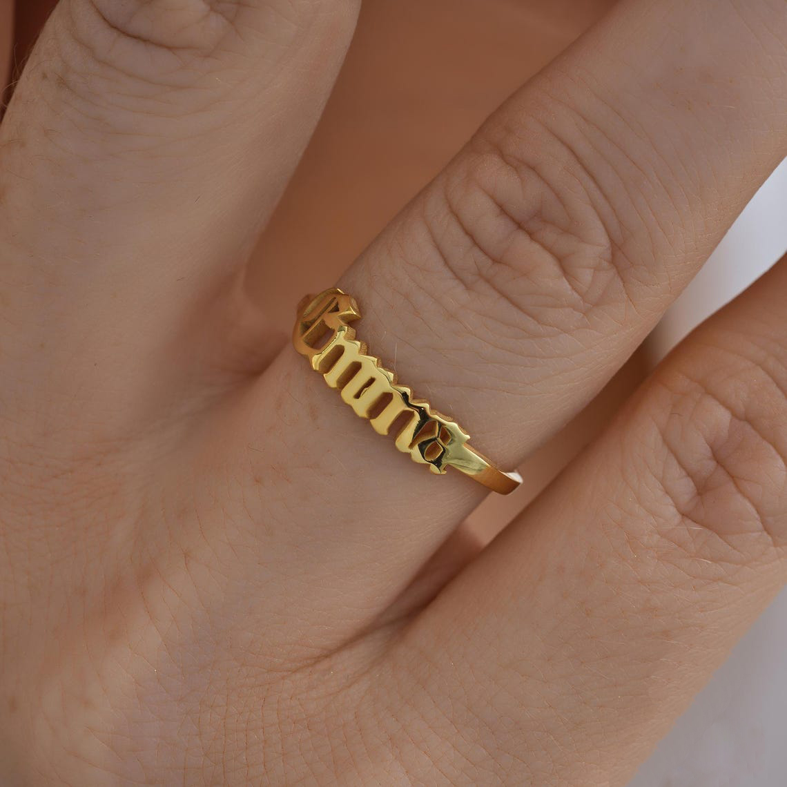 Custom Gold Ring Women Gothic  - Wedding Zone 评论和价格