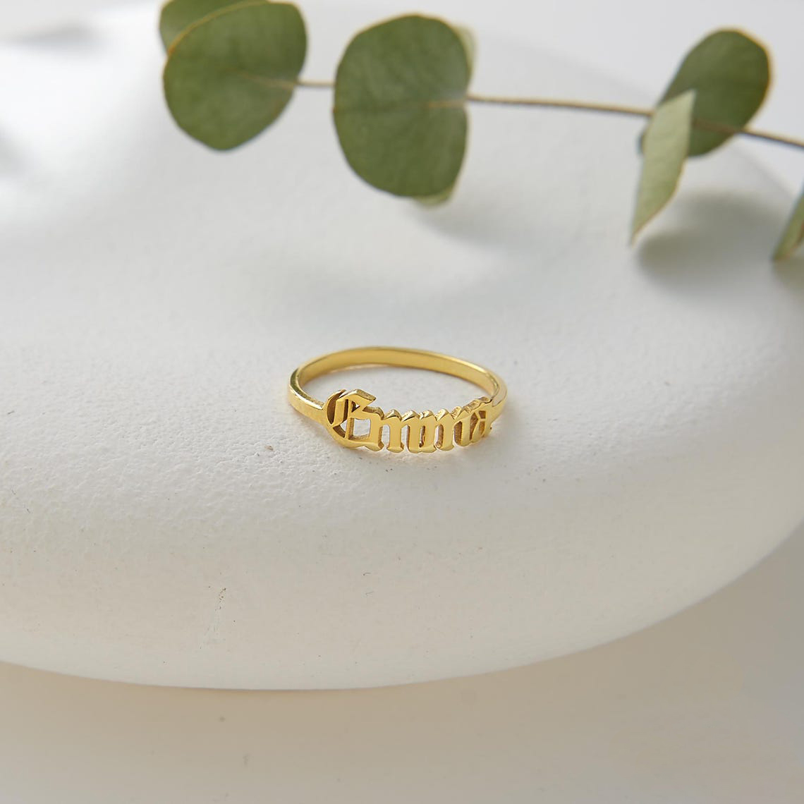 Custom Gold Ring Women Gothic  - Wedding Zone 评论和价格