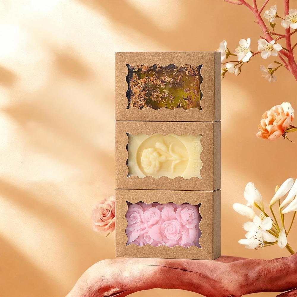 Kraft Brown Soap Gift Box with - Wedding Favor Box 评论和价格