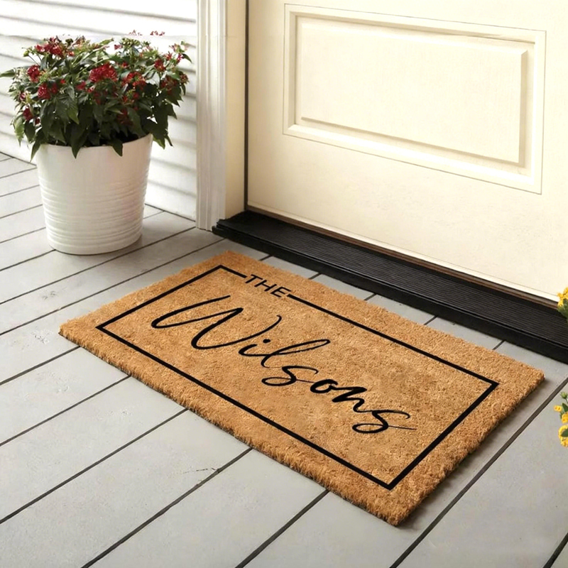Personalized Entrance Door Mat - Wedding Tap 评论和价格