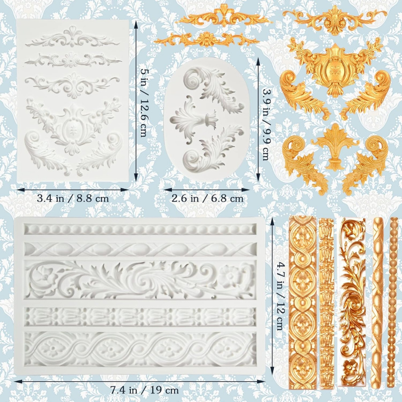 3 Bag Baroque-style silicone m - Wedding Vendor 评论和价格