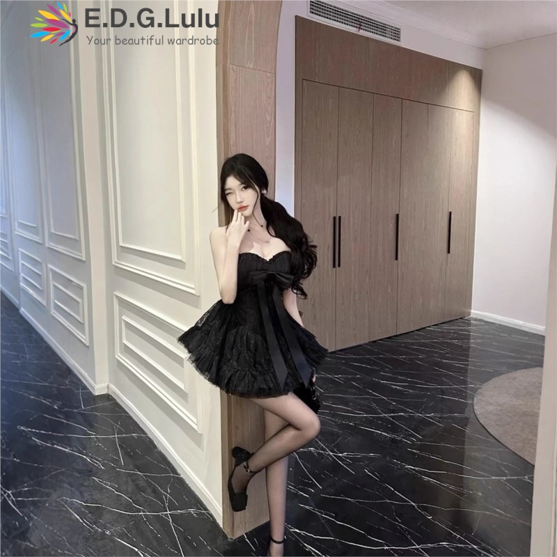 EDGLuLu Strapless Bow Elegant  - Wedding Lulu 评论和价格